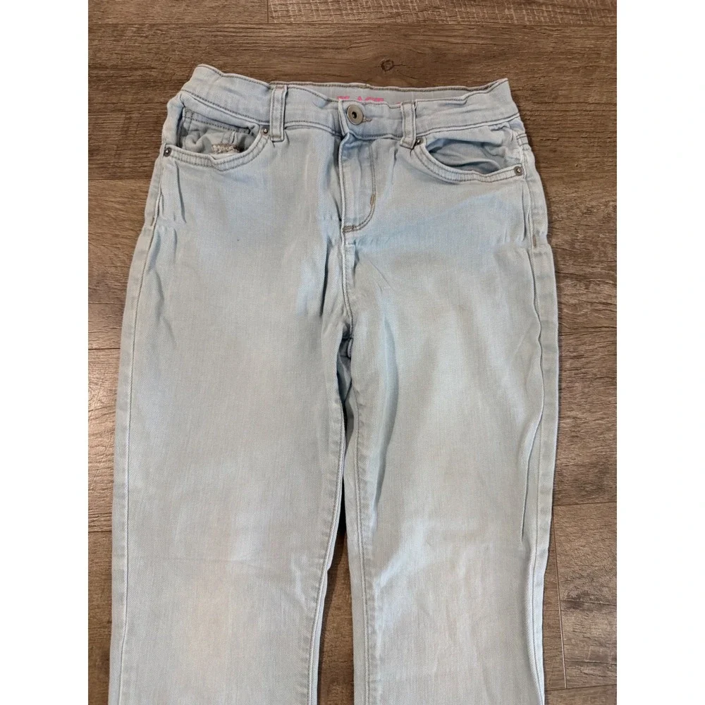 The Children's Place Girl's Skinny Jeans Light Wash Blue Size 12
